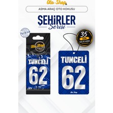 Otoshoptr Tunceli 62 Şehir Kokuları Serisi Oto Araç Kokusu