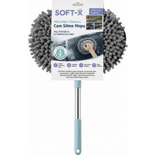 Soft-X Mikrofiber Makarna Cam Silme Mopu
