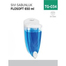 İnci Çelik Aksesuar Sıvı Sabunluk Flosoft 650 ml (F 011)