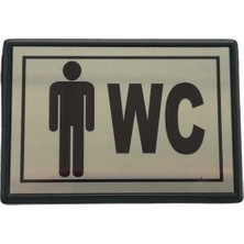 sbodurhome  Cemax Yönlendirme Büyük Wc Bay 13X8,5 cm