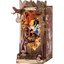 Book Nook Kit Fall Into Wonder Dıy (Kendin Yap) Minyatür Ev Model Kitleri, Çalışma Masası, Kita