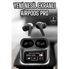 sbodurhome  Kablosuz Bluetooth Kulaklık Ekranlı Uzun Şarj Süreli Anc Destekli