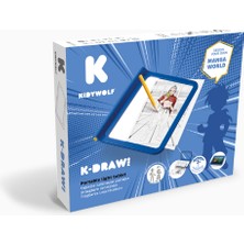 Kidy Wolf Kidywolf K-Draw Pro Işıklı Çizim Tableti Harf Sayı ve Çizim Seti