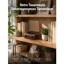 Lux Store Dekoratif Gece Işıklı Hoparlör – Saatli Tasarım Yeni Nesil