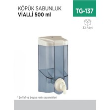 İnci Çelik Aksesuar Köpük Sabunluk Hazneli Vialli 500 ml (F5)
