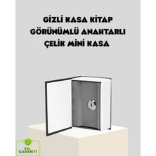 sbodurhome  Sözlük Görünümlü Gizli Kitap Kasa – Anahtarlı Metal Iç Kasa, Kompakt Boyut, Şık ve Gü