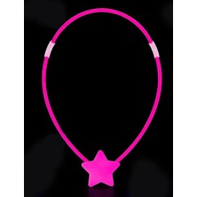 sbodurhome  Glow Stick Yıldız Kolye - Glow Kolye - Glow Stick Partisi Yıldız Kolye 6 Adet