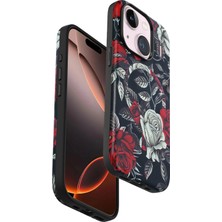 sbodurhome    iPhone 15 Plus Flower Series Magsafe Kapak - Siyah