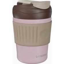 Lepresso Morningscape Dual Sip Paslanmaz Çelik Termos Kupa 350 ml Pembe