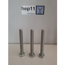 Belirtilmemiş M10*80 Inox Akb Civata 3lü