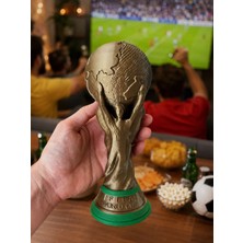 Bumya 23 cm Yüksekliğinde Bronz Gold Dünya Kupası