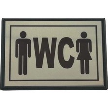 sbodurhome  Cemax Yönlendirme Küçük Wc Bay Bayan 10X7 cm