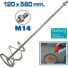 sbodurhome  Topshop TH14343 Boya Alçı ve Harç Karıştırıcı Uç 120X580 mm