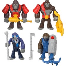 Belirtilmemiş Imaginext Goril Komutan Maymun Ordusuna Karşı Aksiyon Figürü Seti HML57