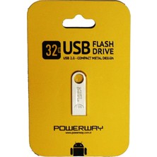 sbodurhome Powerway 32 GB Metal Tip USB Flash Bellek