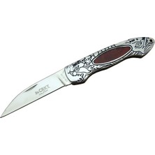 sbodurhome Cr 0124 Rd Kamp Çakı 20 cm - Metal Desenli Sap, Kılıflı, Kutulu