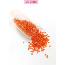 sbodurhome Kesme Cam Boncuk 2mm - 20 Gram - Turuncu -BNC305