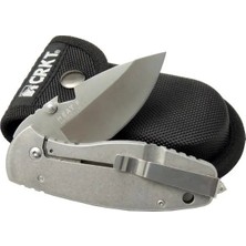sbodurhome Crkt 3329 Bk Heat Kamp Çakı 18CM - Metal Sap, Kılıflı, Açacaklı, Perçinli