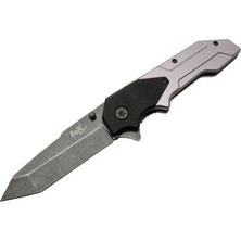 sbodurhome Fox A9 Gri Tanto Kamp Çakı 21CM- Yarı Otomatik, Kemerlikli