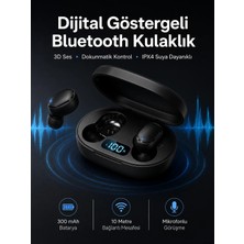 sbodurhome Ikili Bluetooth Kulaklık Dijital Göstergeli Uzun Pil Ömrü Yüksek Ses Kaliteli Yeni Nesil