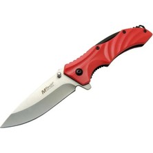 sbodurhome 4312 Kırmızı Kamp Çakı 20CM - Yarı Otomatik, Kemerlikli