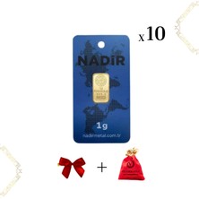 Nadir Gold Nadir 10 Adet 1 gr 24 Ayar Altın