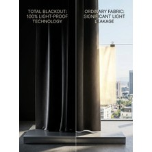 Süper Home Süper Sedef Fon Perde Açık Gri 140 x 270 cm