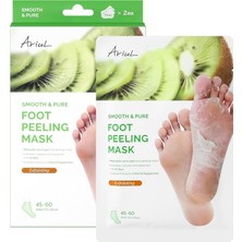 Belirtilmemiş Ariul Smooth & Pure Exfoliating Foot Peeling Mask 2 Pairs - Yenileyici & Arındırıcı Ayak Peeling Ma