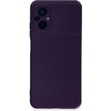 sbodurhome Xiaomi Poco M5 Kılıf Nano Içi Kadife Silikon - Mor