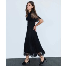 İpekyol Dantel Midi Elbise IW6260002149001