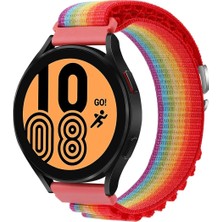 sbodurhome   Watch 22MM KR410 Kumaş Kordon - Gökkuşağı 1