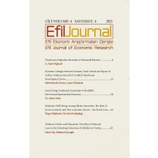 Efil Ekonomi Araştırmaları Dergisi Cilt 4 Sayı 4