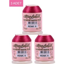 sbodurhome 3 Adet Altınbaşak Oya ve Dantel Ipi 20 gr -  - No: 006