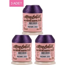 sbodurhome 3 Adet Altınbaşak Oya ve Dantel Ipi 20 gr -  - No: 352