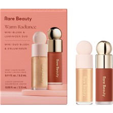 Rare Beauty Warm Radiance Mini Blush & Luminizer Duo – Mini Allık ve Aydınlatıcı Ikilisi