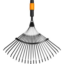 Belirtilmemiş Fiskars Yelpaze Süpürge, Alet Başlığı, 20 Dişli, Genişlik: 56 Cm, Çelik Dişler, Siyah/turuncu, Quik