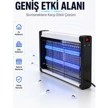 sbodurhome 10W Uv Haşere Kontrol Cihazı – Sessiz Çalışan Elektrikli Sinek Öldürücü Lamba