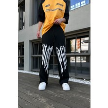 Touz Moda Sokak Tarzı Baskılı Unisex Baggy Eşofman