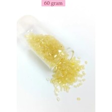 sbodurhome Kesme Cam Boncuk 2mm - 60 Gram - Şeffaf Sarı - BNC351