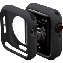 sbodurhome Apple Watch 42MM Silikon Alt Kasa - Siyah