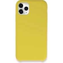 sbodurhome Apple iPhone 11 Pro Max Kılıf Lansman Legant Silikon - Sarı