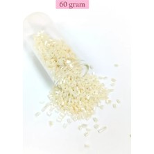 sbodurhome Kesme Cam Boncuk 2mm - 60 Gram - Krem - BNC384