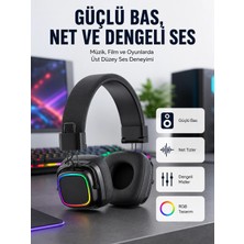 sbodurhome  Yüksek Ses Kaliteli Kablosuz Kulak Üstü Kulaklık – Bt 5.3