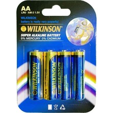sbodurhome Wılkınson Aa Lr6 Am-3 4'lü 1.5 V Süper Alkalin Kalem Pil