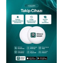 Gözcü Mobil Mini Ios Android Uyumlu Airtag Anlık Geçmişe Dönük Konum Gps Araç Motor Çocuk Akıllı Gizli Takip Cihazı (5-10 Dakika Aralıklı Sinyal Alır)