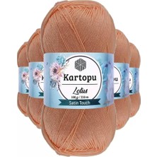 sbodurhome 5 Adet Lotus Bikini Büstiyer Bluz Örgü Ipi  K277 Şeftali