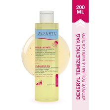 Dexeryl Cilt Temizleyici Yağ 200 ml  Kullanıma Uygun Besleyici Etki ile Kuru Ciltler İçin
