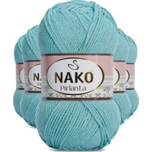 sbodurhome 5 Adet Pırlanta Amigurumi El Örgü Ipi Yünü Su Yeşili 1297