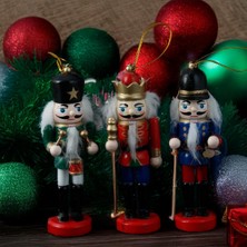 Belirtilmemiş Koopman New Year 3 Parça Nutcracker 12 cm