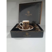 sbodurhome Porselen 6 Lı Lüks Kahve Fincan Takımı -PAK-2206